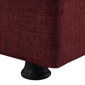 Sofa bed 3 seats Andri red Hm3239.06