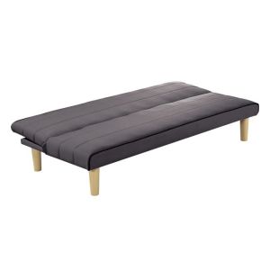 Sofa bed Biz with brown textile fabric ε9438.2