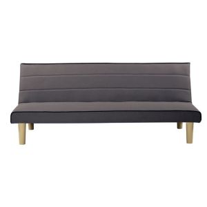 Sofa bed Biz with brown textile fabric ε9438.2