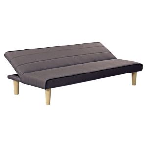 Sofa bed Biz with brown textile fabric ε9438.2