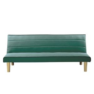 Biz sofa bed with green textile fabric ε9438.3
