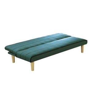 Biz sofa bed with green textile fabric ε9438.3