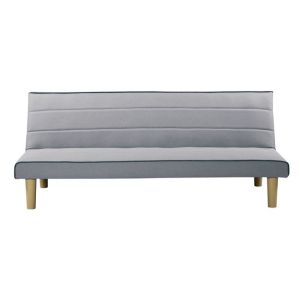 Biz sofa bed with light gray textile fabric ε9438.1