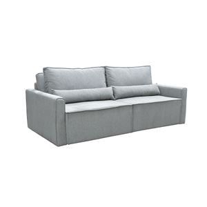 Sofa bed Lidra gray fabric 220x110x90 /137x196cm
