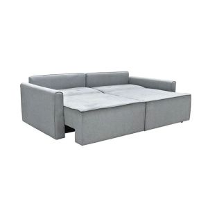 Sofa bed Lidra gray fabric 220x110x90 /137x196cm