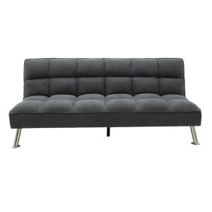 Sofa Bed Rebel With Fabric In Dark Grey Color 189x92x82cm