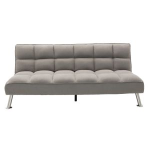 Sofa bed Rebel fabric light gray color