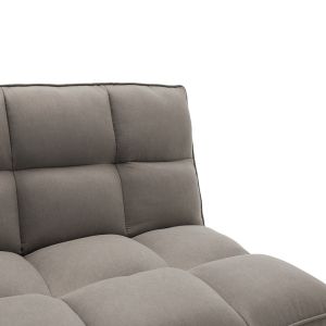Sofa bed Rebel fabric light gray color