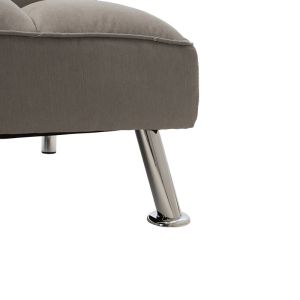 Sofa bed Rebel fabric light gray color