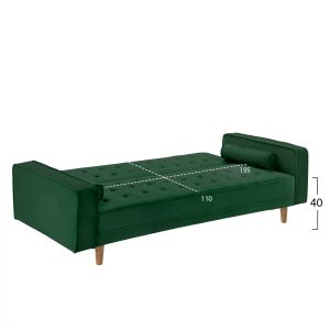 Sofa bed Salvador Hm3150,13 green 224x88x84ycm