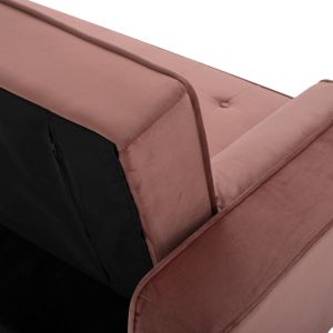 Sofa bed Salvador rose ash Hm3150,12 224x88x84cm