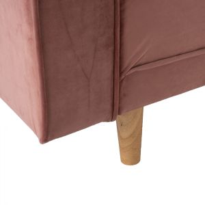 Sofa bed Salvador rose ash Hm3150,12 224x88x84cm