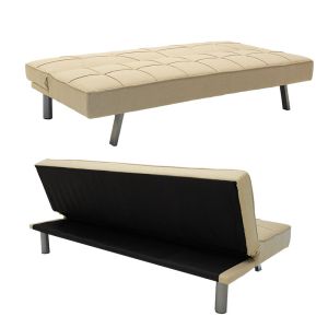 Sofa bed Travis With Fabric In Beige Color 175x83x74cm