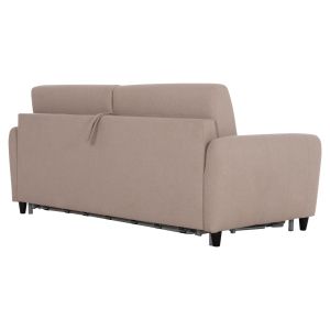 Sofa bed with folding mattress Etudine Hm3311.02 beige fabric 190x98x90cm