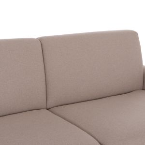 Sofa bed with folding mattress Etudine Hm3311.02 beige fabric 190x98x90cm