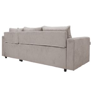 Lilian reversible sofa bed in beige color 225x148x81cm