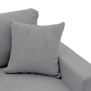 Lilian reversible corner sofa bed with textile upholstery 225x148x81cm