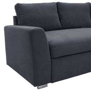 Corner sofa bed Belle anthracite 236x164x88cm