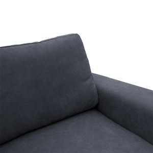Corner sofa bed Belle anthracite 236x164x88cm