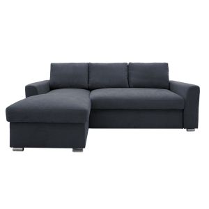 Corner sofa bed Belle anthracite 236x164x88cm