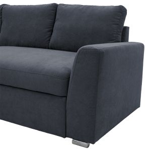 Corner sofa bed Belle anthracite 236x164x88cm
