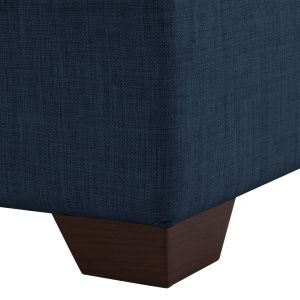 Ghufran Hm3244.07 reversible corner sofa bed with chest of drawers - with blue textile fabric 200x133x77hcm