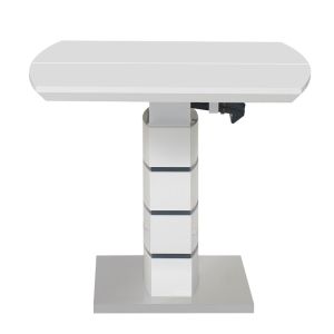 Extendable table Darsile gray-charcoal MDF 140-180x90x76cm