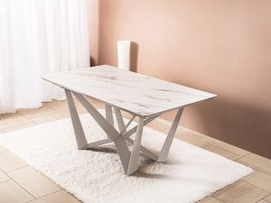 Extendable dining table Sonata Beige