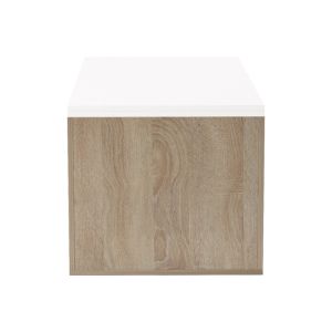 Разтегателна масичка за кафе Extera в бяло-сонома нюанс 100-160x50x45см