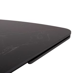 Разтегателна трапезна маса Horizon Sm18091.02 керамичен плот - крака от бреза с фурнир от ясен 180(+40+40)x90x76см.