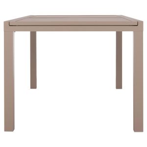 Extendable dining table Krum Hm6277.04 aluminum cappuccino color 160-240x90x73w.