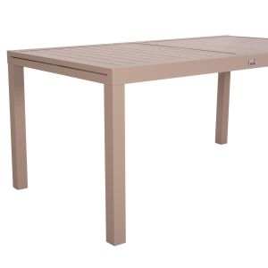 Extendable dining table Krum Hm6277.04 aluminum cappuccino color 160-240x90x73w.