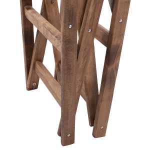 Рамка за стол Limnos Walnut, импрегнирана Hm5574,01 57x54x88,5cm