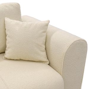 Реверсивен разтегателен ъглов диван Fiesta цвят бял 265x165x95см