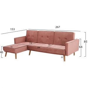 Reversible corner sofa Talia Hm3153,02 267x153x85cm