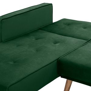 Reversible corner sofa-bed Talia Hm3153,03 green 267x153x85cm