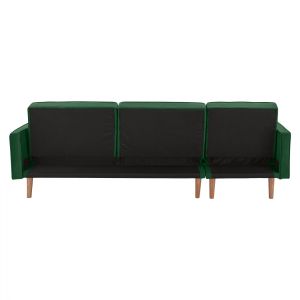 Reversible corner sofa-bed Talia Hm3153,03 green 267x153x85cm