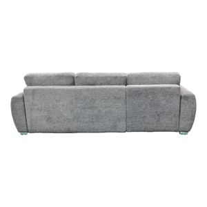 Реверсивен ъглов разтегателен диван Vivad дамаска антрацит 275x164x91см