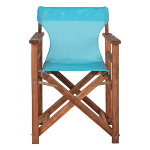Режисьорски стол Limnos Hm10368,08 в цвят орех 57x54x88,5hcm