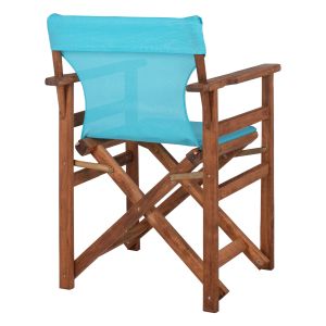 Режисьорски стол Limnos Hm10368,08 в цвят орех 57x54x88,5hcm