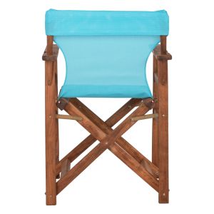 Режисьорски стол Limnos Hm10368,08 в цвят орех 57x54x88,5hcm