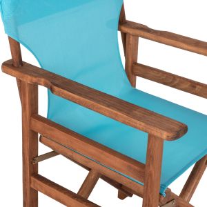 Режисьорски стол Limnos Hm10368,08 в цвят орех 57x54x88,5hcm