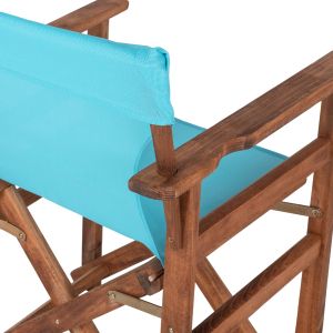 Режисьорски стол Limnos Hm10368,08 в цвят орех 57x54x88,5hcm