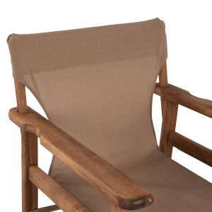 Режисьорски стол Limnos Walnut с текстилен Mocha Hm10368,04