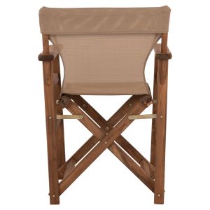 Режисьорски стол Limnos Walnut с текстилен Mocha Hm10368,04