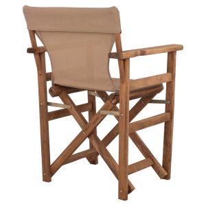 Режисьорски стол Limnos Walnut с текстилен Mocha Hm10368,04