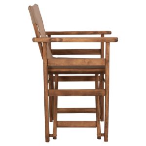 Режисьорски стол Limnos Walnut с текстилен Mocha Hm10368,04