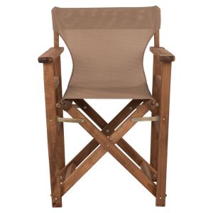 Режисьорски стол Limnos Walnut с текстилен Mocha Hm10368,04
