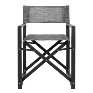 Режисьорски стол алуминиев сив цвят 57x48,5x85,5hcm Hm5094,01