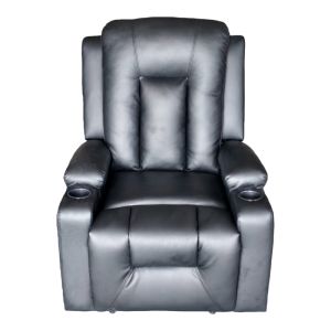 Relax armchair Gessel Pu in black color 80x90x98cm
